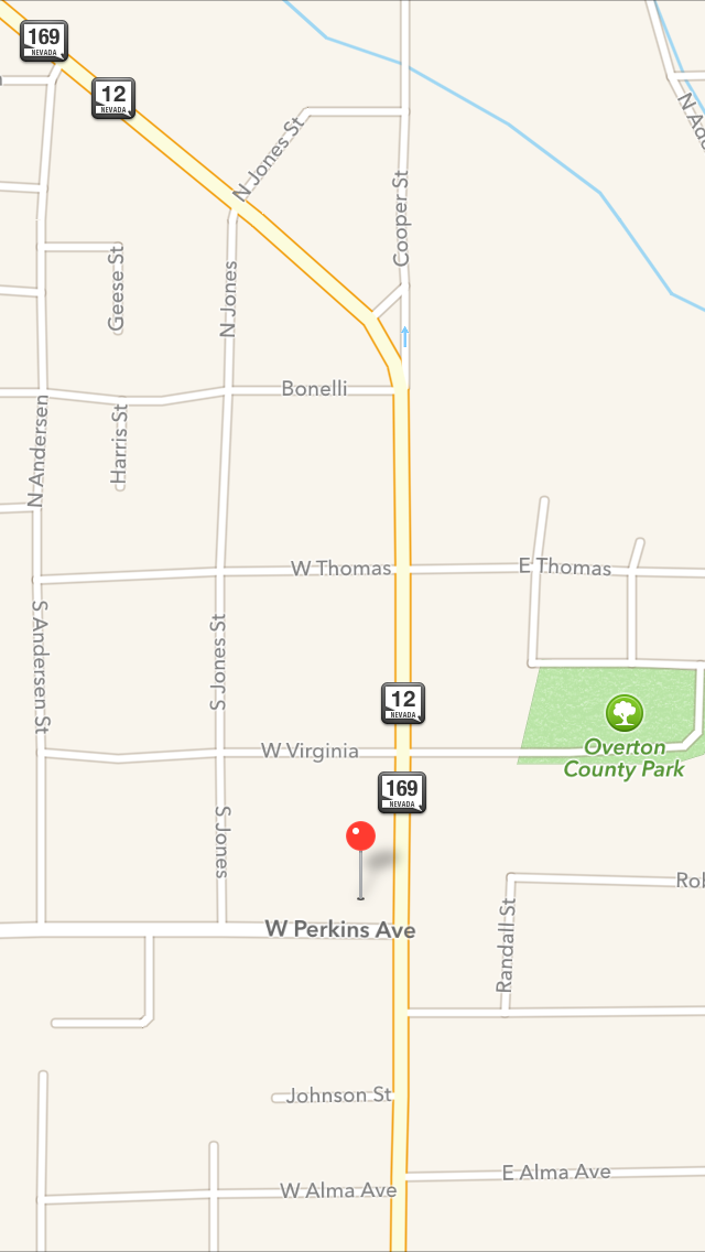 Map to 289 S. Moapa Valley Blvd. Ste 1 & 2, Overton, NV  89040